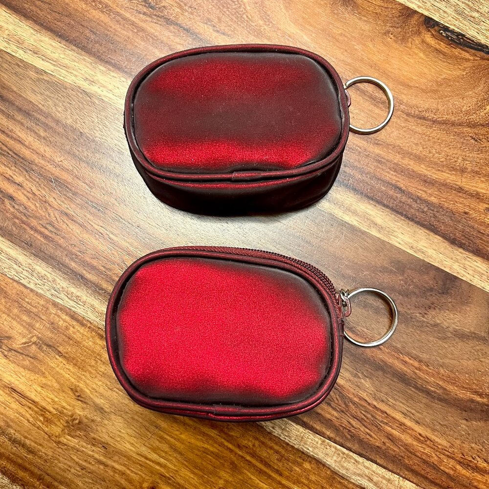 Two Coin Pouches with Zippers